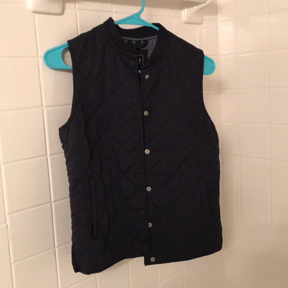 Navy blue vest